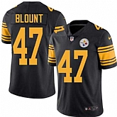 Nike Men & Women & Youth Steelers 47 Mel Blount Black Color Rush Limited Jersey,baseball caps,new era cap wholesale,wholesale hats